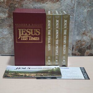 Readers Digest Jesus and His Times VHS Box Set 3 Tape Set 1991